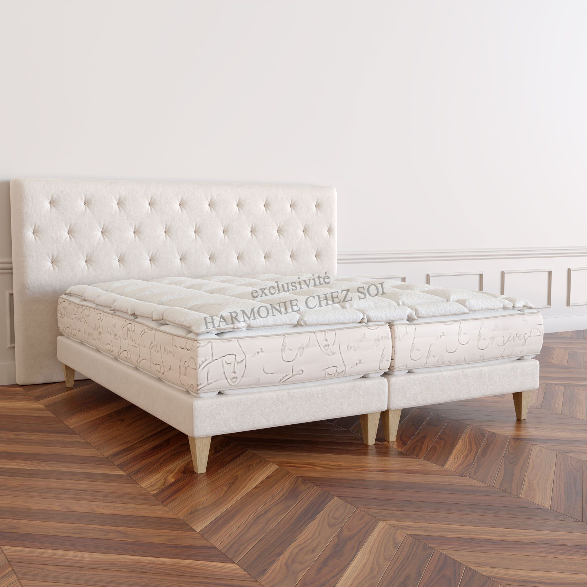 Matelas ressort Treca - Ondine - lit jumeaux – Image 2
