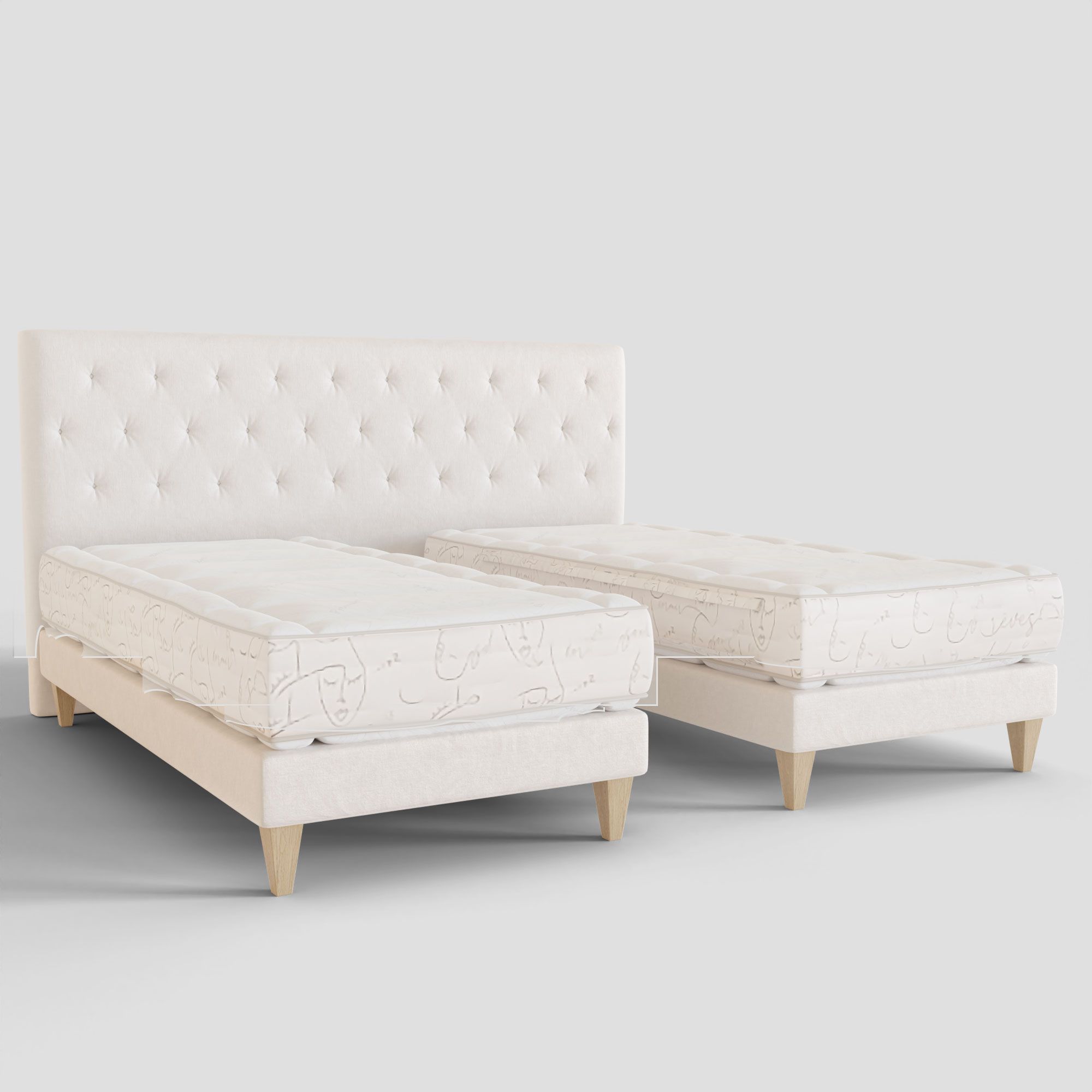 Sommier double pour lit jumeaux - Dunlopillo – Image 2