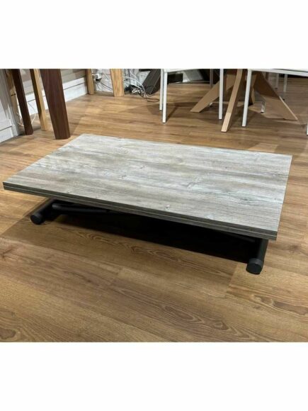 Table basse relevable mondial - ozzio design - plateau haute resistance