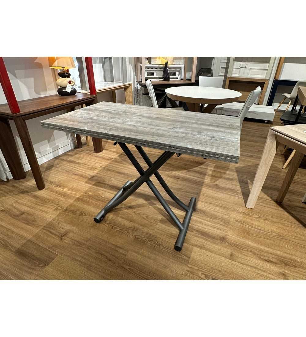 Table basse relevable mondial - ozzio design - plateau haute resistance – Image 2