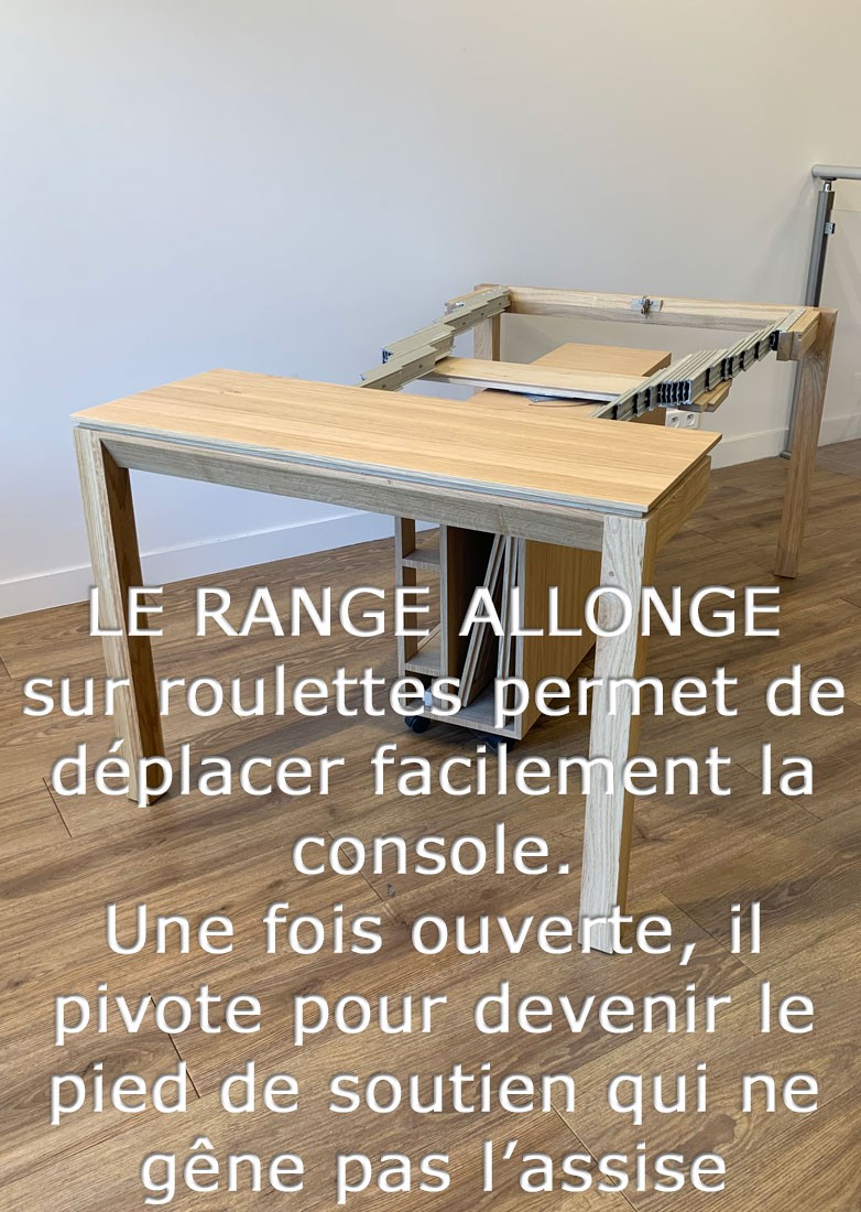 Console extensible avec allonges incorporées - Slow Box – Image 4