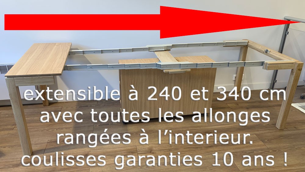 Console extensible avec allonges incorporées - Slow Box – Image 3