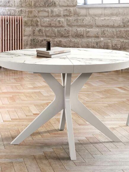 Table ronde extensible Tulipe