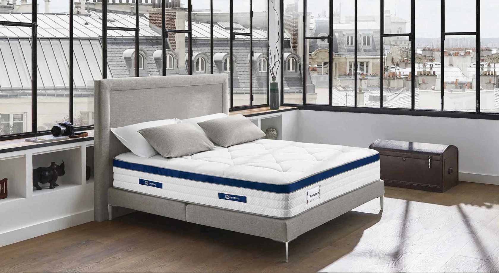 Matelas ressort Simmons - Gentleman - lit jumeaux